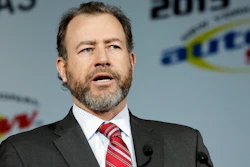 General Motors President Dan Ammann speaks at the New York International Auto Show, April 1, 2015.