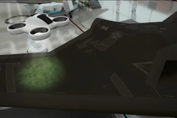 CAD/CAM Services mission was to deliver to Lockheed Martin a drone-mounted scanner that can accurately (± 0.025mm) measure large assemblies, and transmit that data to a system that ultimately creates CAD files for first article inspection or maintenance purposes.