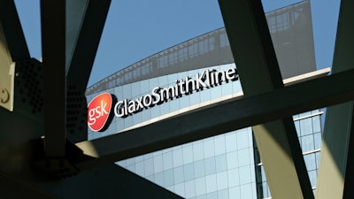 The offices of pharmaceutical firm GlaxoSmithKline, London, April 20, 2009.