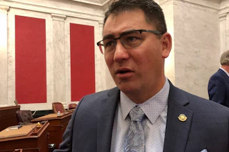 West Virginia Senate Majority Leader Tom Takubo, R-Kanawha County, before the start of the 2020 legislative session, Charleston, Jan. 8, 2020.