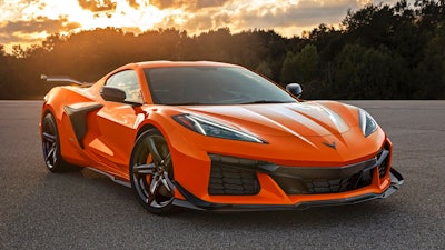 This undated photo provided by General Motors shows the 2023 Chevrolet Corvette X06, an even higher-performance version of the latest C8 Corvette.