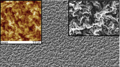 Nanostructured wrinkled Teflon surfaces were developed by the team to effectively trap a lubricating layer.