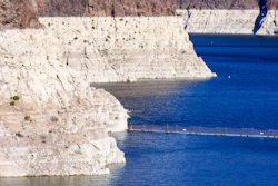 Lake Mead along the Nevada-Arizona border.