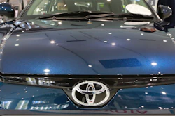 Toyota show room in Tokyo, Oct. 18, 2021.