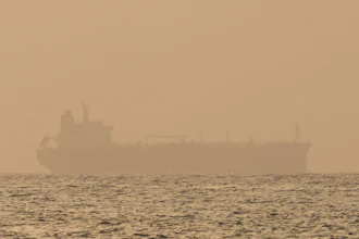 An oil tanker moored off Fujairah, United Arab Emirates, Aug. 4, 2021.
