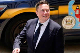Elon Musk departs from the justice center in Wilmington, Del., July 13, 2021.