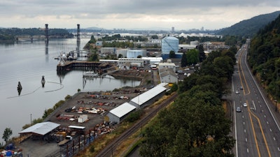 The Critical Energy Infrastructure Hub along the Willamette River in Portland, Ore., Aug. 23, 2013.