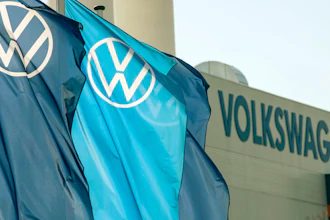 Volkswagen factory, Zwickau, Germany, April 23, 2020.