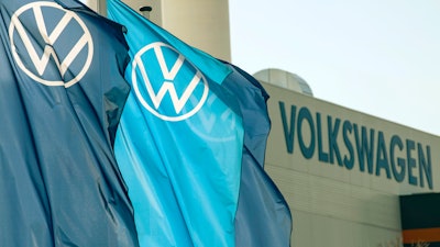 Volkswagen factory, Zwickau, Germany, April 23, 2020.