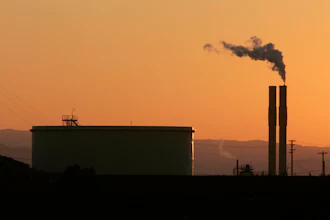 Oil refinery at sunset in Rodeo, Calif., Sept. 22, 2006.