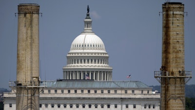 The Capitol Power Plant, which uses fossil fuels.