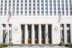 Federal courthouse, Los Angeles, July 2014.