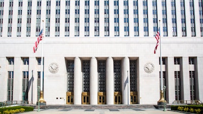 Federal courthouse, Los Angeles, July 2014.