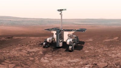 Illustration depicting the European-Russian ExoMars rover.