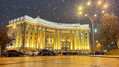 The Ukrainian Foreign Ministry in Kyiv.
