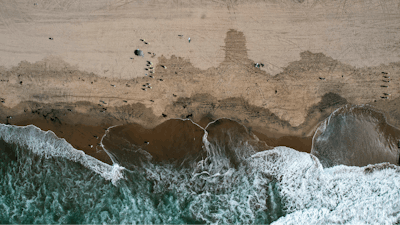 An oil-contaminated beach in Huntington Beach, Calif., Oct. 11, 2021.