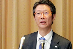 Toshiba chief executive Taro Shimada at a press conference in Tokyo, Nov. 5, 2019.