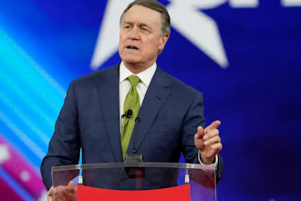 Former Sen. David Perdue, R-Ga., speaks at the Conservative Political Action Conference, Orlando, Fla., Feb. 27, 2022.