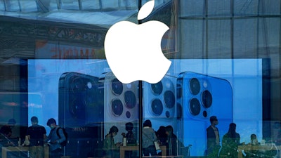 Apple Store in Beijing, Sept. 28, 2021.