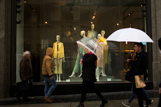 Zara shop at the Gran Via avenue in Madrid, March 14, 2018.