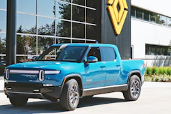 This photo, provided by Rivian, shows the 2022 Rivian R1T. It is an all-electric pickup truck with an estimated annual electricity cost of $950.