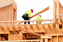 Construction workers build new homes in Philadelphia, Tuesday, April 5, 2022. Low mortgage rates have helped juice the housing market over the past decade, easing the way for borrowers to finance ever-higher home prices. A run-up in rates in recent weeks is threatening to undo that dynamic, setting the stage for a slowdown in home sales this year as the increased borrowing costs reduce would-be buyers’ purchasing power.