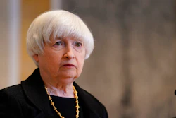 Treasury Secretary Janet Yellen listens to a question during a news conference at the Treasury Department in Washington, Thursday, April 21, 2022.