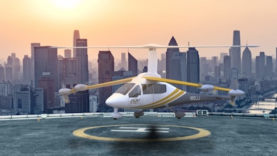 The Jaunt Journey takes off like a helicopter and transitions to flying like a fixed-wing plane using patented Slowed-Rotor Compound technology.
