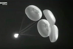 Three rich businessmen returned from the International Space Station with their astronaut escort, wrapping up a pricey trip that marked NASA’s debut as a B&B host.