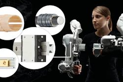 To adapt the robot-supported system to different body sizes in physiotherapy, developers rely on the lightweight, self-lubricating plain bearing technology from igus.
