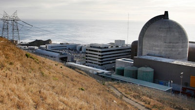 This Nov. 3, 2008 file photo, shows one of Pacific Gas and Electric's Diablo Canyon Power Plant's nuclear reactors in Avila Beach, Calif. Facing possible electricity shortages, Gov. Gavin Newsom on Friday, April 29, 2022, raised the possibility that the state's sole remaining nuclear power plant might continue operating beyond a planned closing by 2025. Newsom has no direct authority over the operating license for the nuclear power plant, but Newsom spokeswoman Erin Mellon said 'The Governor is in support keeping all options on the table to ensure we have a reliable (electricity) grid.