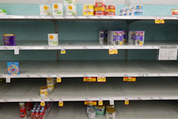 Baby formula is displayed on the shelves of a grocery store in Carmel, Ind., Tuesday, May 10, 2022.