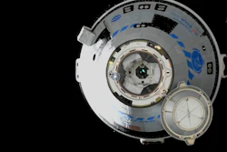 This image from NASA TV shows the Boeing Starliner approaching the International Space Station, Friday, May 20, 2022. Boeing's astronaut capsule has arrived at the International Space Station in a critical repeat test flight. Only a test dummy was aboard the capsule for Friday's docking, a huge achievement for Boeing after years of false starts.