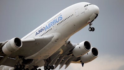 Airbus said Wednesday, May 4, 2022, that it earned 1.22 billion euros ($1.28 billion) in the first three months of this year.