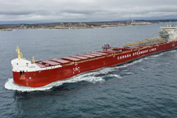SL’s new purpose-designed diesel-electric self-unloading ship begins service for Windsor Salt.
