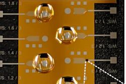 A University of Minnesota Twin Cities research team has developed a new microfluidic chip for diagnosing diseases that uses a minimal number of components and can be powered wirelessly by a smartphone.