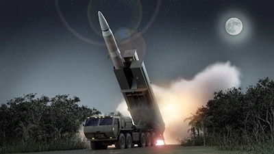 OpFires' variable-range second-stage motor enables payloads to defeat targets across the medium-range spectrum. Its launcher assembly loads onto fielded transportation vehicles with the push of a button.