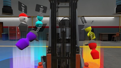 Users are immersed in a 3D environment where they can connect and interact with the truck, parts, and tools.
