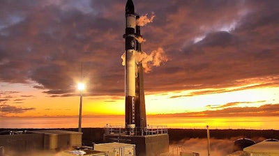 Electron Launch Vehicle at Rocket Lab Launch Complex 1 for the NASA CAPSTONE lunar mission.