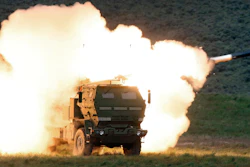 In this May 23, 2011, file photo a launch truck fires the High Mobility Artillery Rocket System (HIMARS) produced by Lockheed Martin during combat training in the high desert of the Yakima Training Center, Wash. The Biden administration is expected to announce it will send Ukraine a small number of high-tech, medium range rocket systems, U.S. officials said Tuesday. One official said the plan is to send Ukraine the HIMARS.
