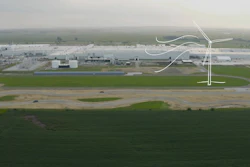 To construct the turbine, Rivian is partnering with Apex Clean Energy.