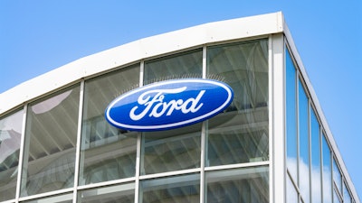 The timber was harvested at the future site of Ford's twin electric vehicle battery plants in Kentucky.