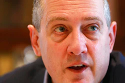 In this Nov. 19, 2019 file photo James Bullard, president of the St. Louis Federal Reserve Bank, speaks during an interview in Richmond, Va. Last week’s jobs report points to a solid U.S. economy with little sign of a recession on the horizon and one that can withstand higher interest rates, St. Louis Federal Reserve president James Bullard said Monday, July 11, 2022.