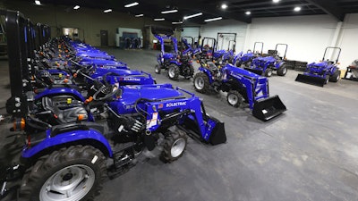 The primary production at Nolan Manufacturing is Solectrac's e25 electric tractor.