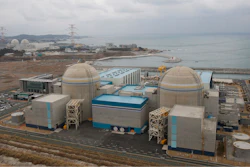 Nuclear power plants, Kori 1, right, and Shin Kori 2 are seen in Ulsan, South Korea, Feb. 5, 2013. South Korea has signed a 3 trillion won ($2.25 billion) deal with a Russian state-run nuclear energy company to provide components for Egypt's first nuclear power plant.
