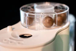 Coffee capsules in a Coffee B machine from Migros brand Cafe Royal, Zurich, Sept. 6, 2022.