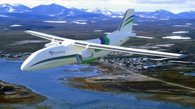 Duxion’s eJet motors provide zero emission propulsion on Dymond’s unmanned cargo aircraft