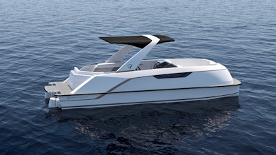 Pure Watercraft Electric Pontoon Boat Gm