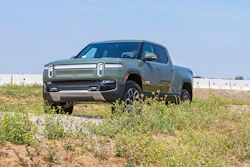 This photo, provided by Edmunds, shows the 2022 Rivian R1T.