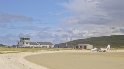 Barra Airport, Isle of Barra, Scotland
